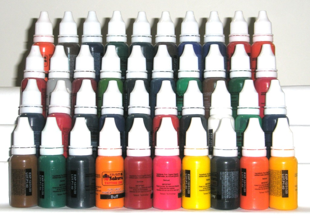 HIGH QUALITY TATTOO INK PIGMENT 40 Colors 15ml 1/2oz